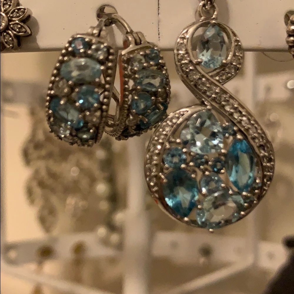 Necklace and earrings